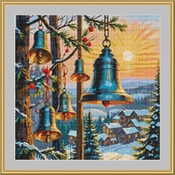 Bells In The Trees Cross Stitch Pattern