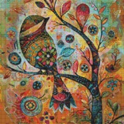 Colourful Bird Cross Stitch Pattern