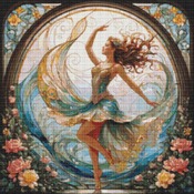 Dancer Cross Stitch Pattern