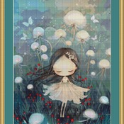 Dreamy Nature Cross Stitch Pattern