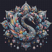 Elegant Swan Cross Stitch Pattern