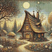 Enchanted Cottage Cross Stitch Pattern