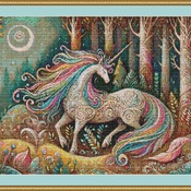 Enchanted Unicorn Cross Stitch Pattern