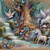 Enchanted Unicorns Cross Stitch Paattern