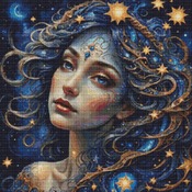 Ethereal Goddess Cross Stitch Pattern