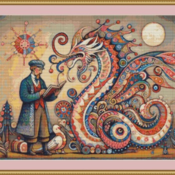 Fantastical Creature Cross Stitch Pattern