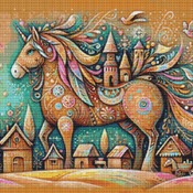 Fantastical Unicorn Cross Stitch Pattern