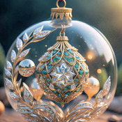 Fantasy Bauble Cross Stitch Pattern