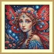 Feathers Fae Cross Stitch Pattern