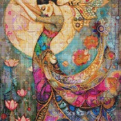 Graceful Woman Cross Stitch Pattern