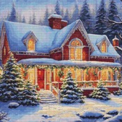 Home For Christmas Cross Stitch Pattern