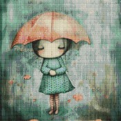 In The Rain Cross Stitch Pattern