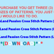 IsLand Passion Cross Stitch Pattern***L@@K***Buyers Can Download Your Pattern As Soon As They Complete The Purchase