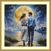 Moonlight Walk Cross Stitch Pattern