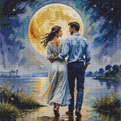 Moonlight Walk Cross Stitch Pattern