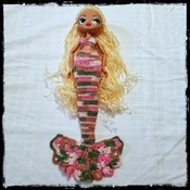 PATTERN: Lol Omg FIERCE Doll Mermaid Outfit Crochet Pattern by GothDollie