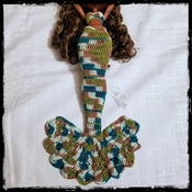 PATTERN: Lol Omg FIERCE Doll Mermaid Outfit Crochet Pattern by GothDollie