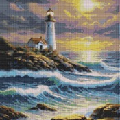 Peaceful Evening Cross Stitch Pattern