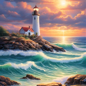 Peaceful Evening Cross Stitch Pattern