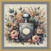 Perfume Bottle Cross Stitch Pattern