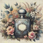 Perfume Bottle Cross Stitch Pattern