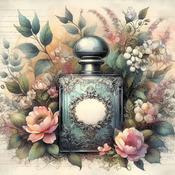 Perfume Bottle Cross Stitch Pattern