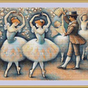 Pretty Ballerinas Cross Stitch Pattern