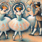 Pretty Ballerinas Cross Stitch Pattern