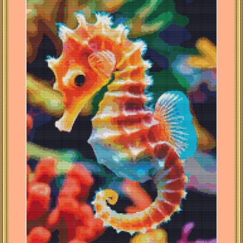 Seahorse Cross Stitch Pattern