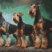 Terriers Cross Stitch Pattern