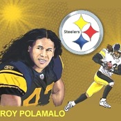 Troy Polamalo Pittsburgh Steelers Cross Stitch Pattern***L@@K***Buyers Can Download Your Pattern As Soon As They Complete The Purchase