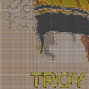 Troy Polamalo Pittsburgh Steelers Cross Stitch Pattern***L@@K***Buyers Can Download Your Pattern As Soon As They Complete The Purchase