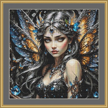 Vintage Fae Cross Stitch Pattern