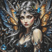 Vintage Fae Cross Stitch Pattern