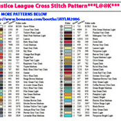 Justice League Cross Stitch Pattern***L@@K***Buyers Can Download Your Pattern As Soon As They Complete The Purchase