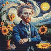 Vincent Van Gogh Cross Stitch Pattern