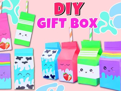 4 DIY AMAZING PAPER GIFT BOX IDEAS - How To Make Super Cute Gift Box For Friends at Home