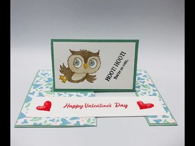 Adorable Owl Fancy Fold Card