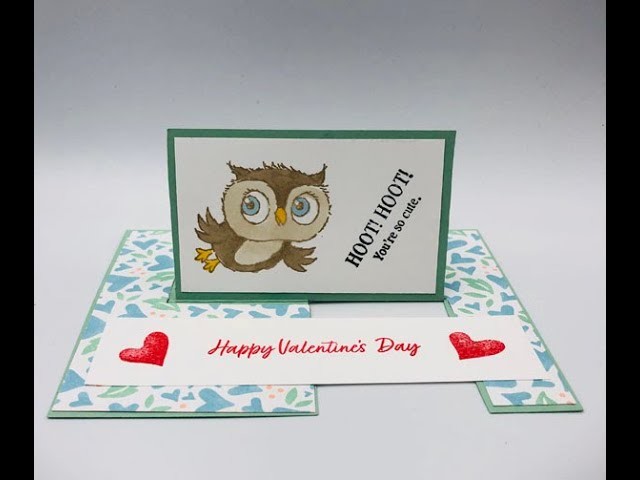 Adorable Owl Fancy Fold Card