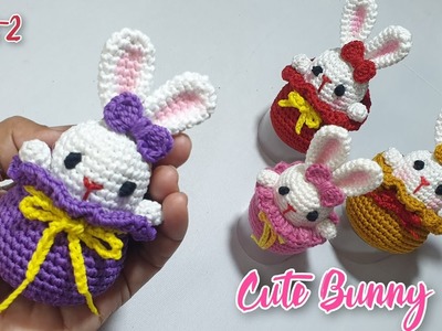 Amigurumi cute bunny part 2 | kelinci rajut tutorial