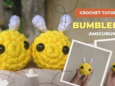 Amigurumi mini bee | Easy crochet tutorial