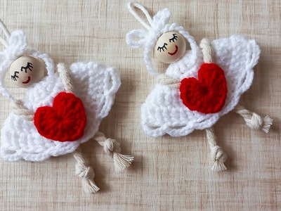 Angel baby | easy crochet angel ornament | angel crochet