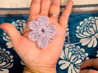 BEAUTIFUL CROCHET SIMPLE FLOWER | Easy crochet flower tutorial for beginners | Crochet life