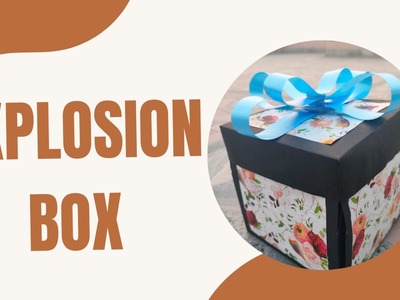 Chocolate Explosion box. Love Box. Anniversary Gift. Crafts for Fun