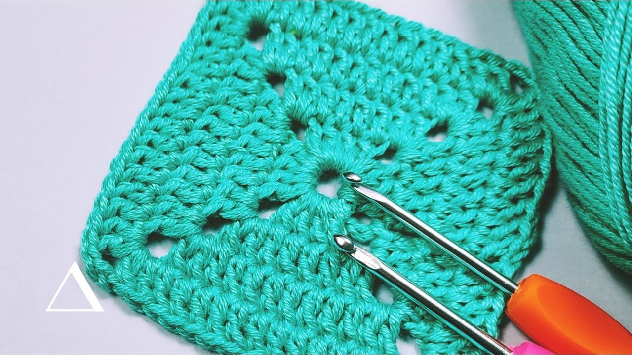 Classic Granny Square - Crochet Tutorial for Absolute Beginners, Granny Square Collection #002