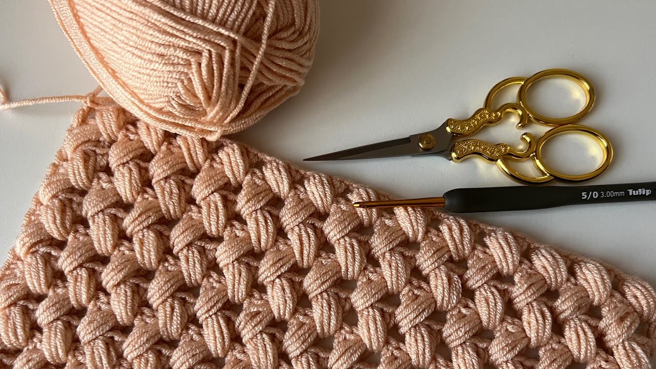 ÇOK KOLAY TIĞ İŞİ BEBEK BATTANİYESİ YELEK ETOL ŞAL ÖRGÜ MODELİ YAPIMI. Crochet Baby Blanket