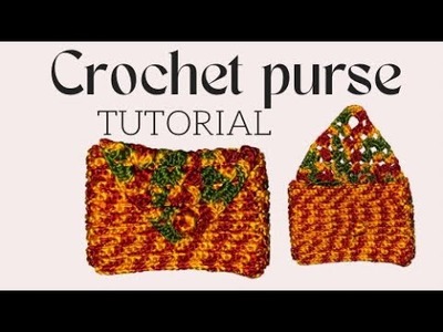 Crochet hand purse for beginners