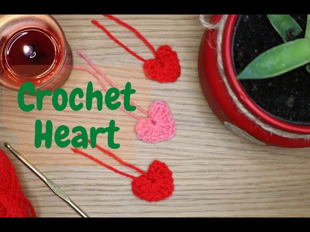 Crochet Heart Tutorial | Valentine's Day Special| Simple Heart for any crochet projects