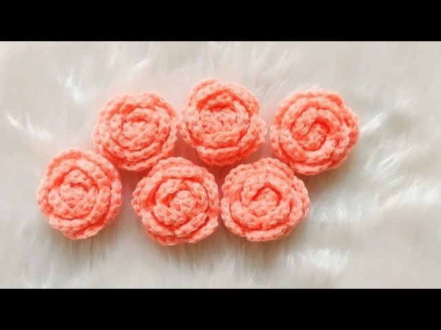 Crochet Rose Flower - Crochet Rose Flower Tutorial