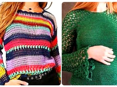Crochet Ruffled Lace Top Tutorial | Chenda DIY